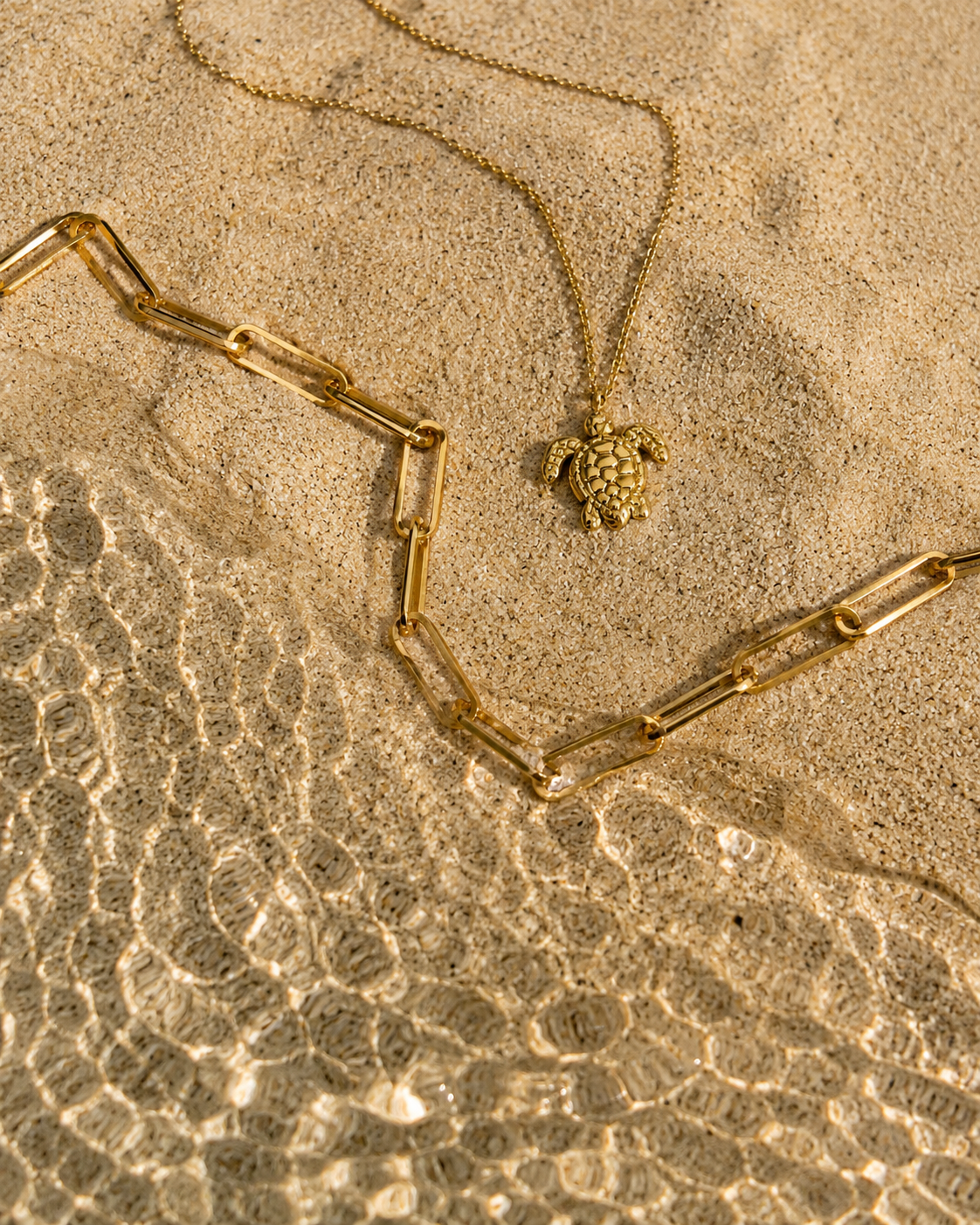 Coastello™ -Gold Turtle Necklace